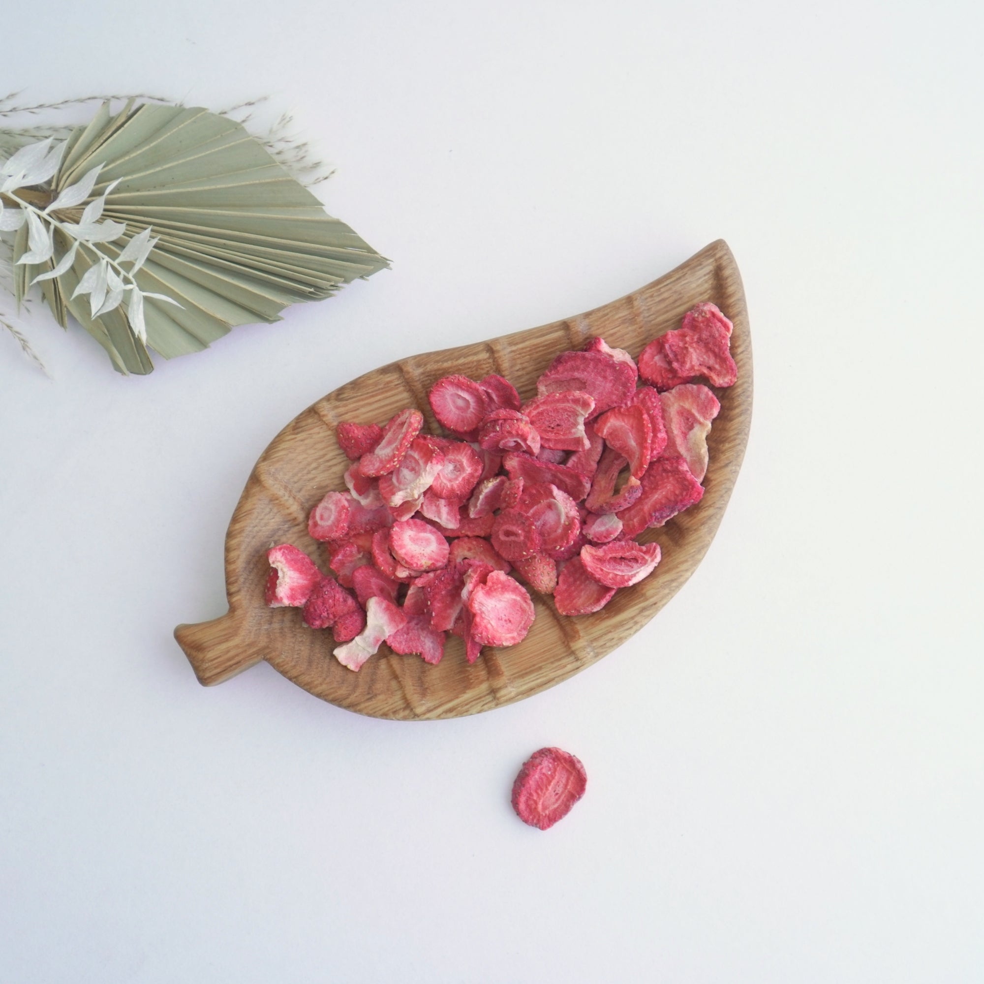 Snackteller in Blattform - 100% Handgerfertigt - Eichenholz - geölt