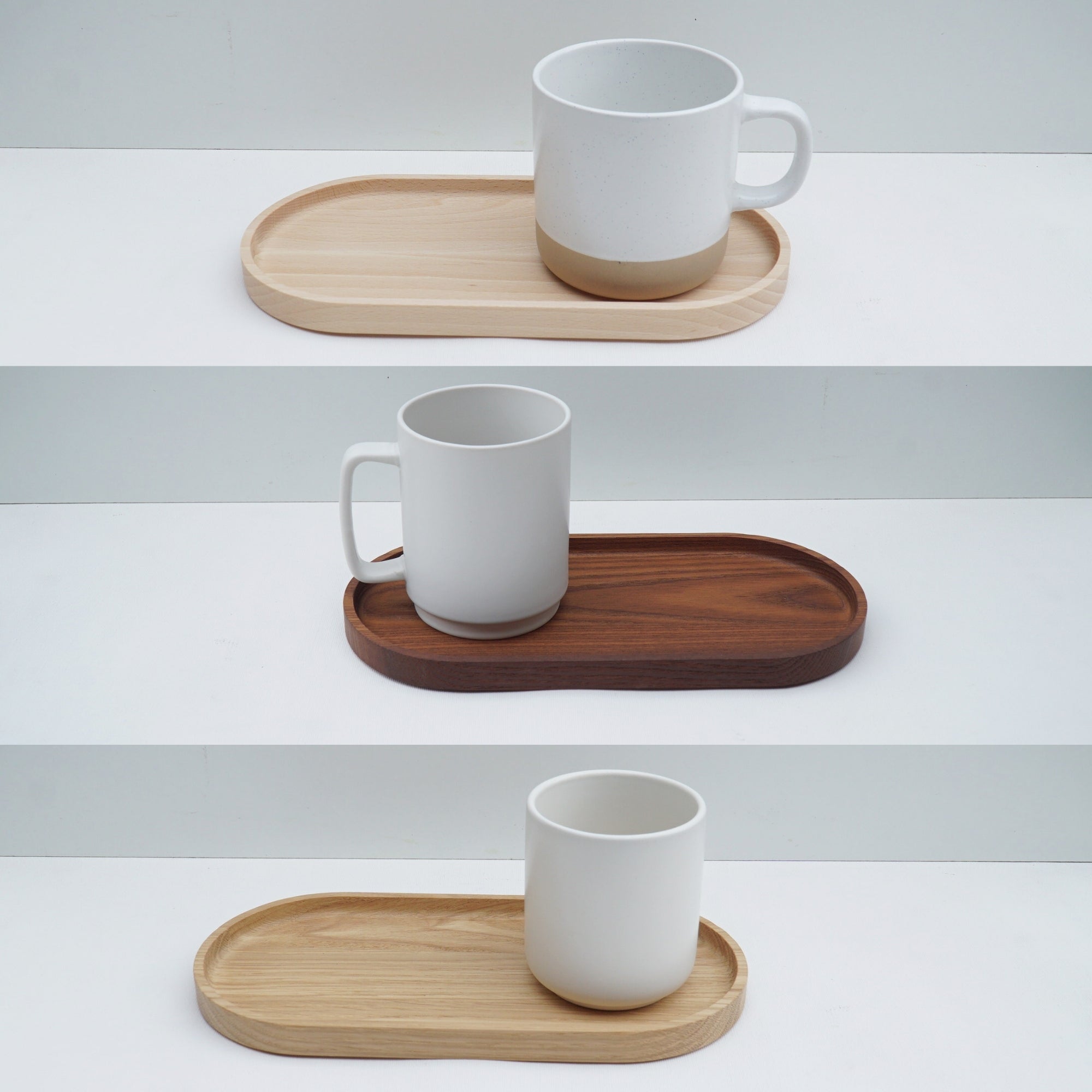 Ovales Holztablett - BLANKO - 100% FSC® | KANU