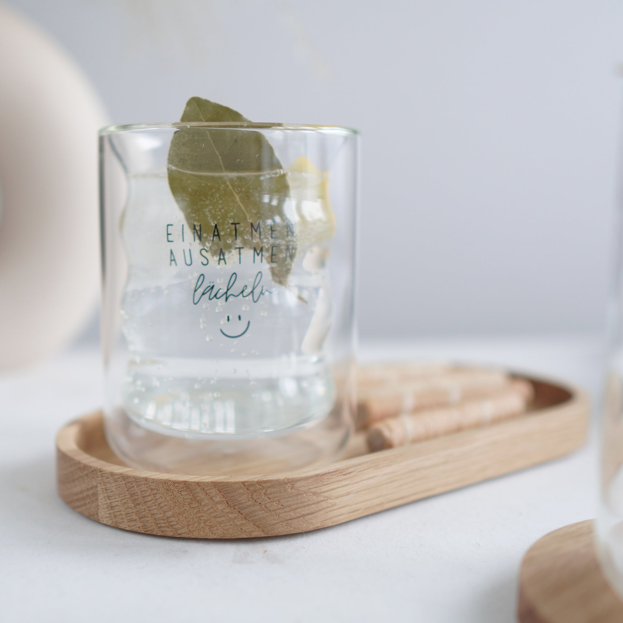 Doppelwandiges Glas - "Einatmen" - bis 400ml | BOBBY