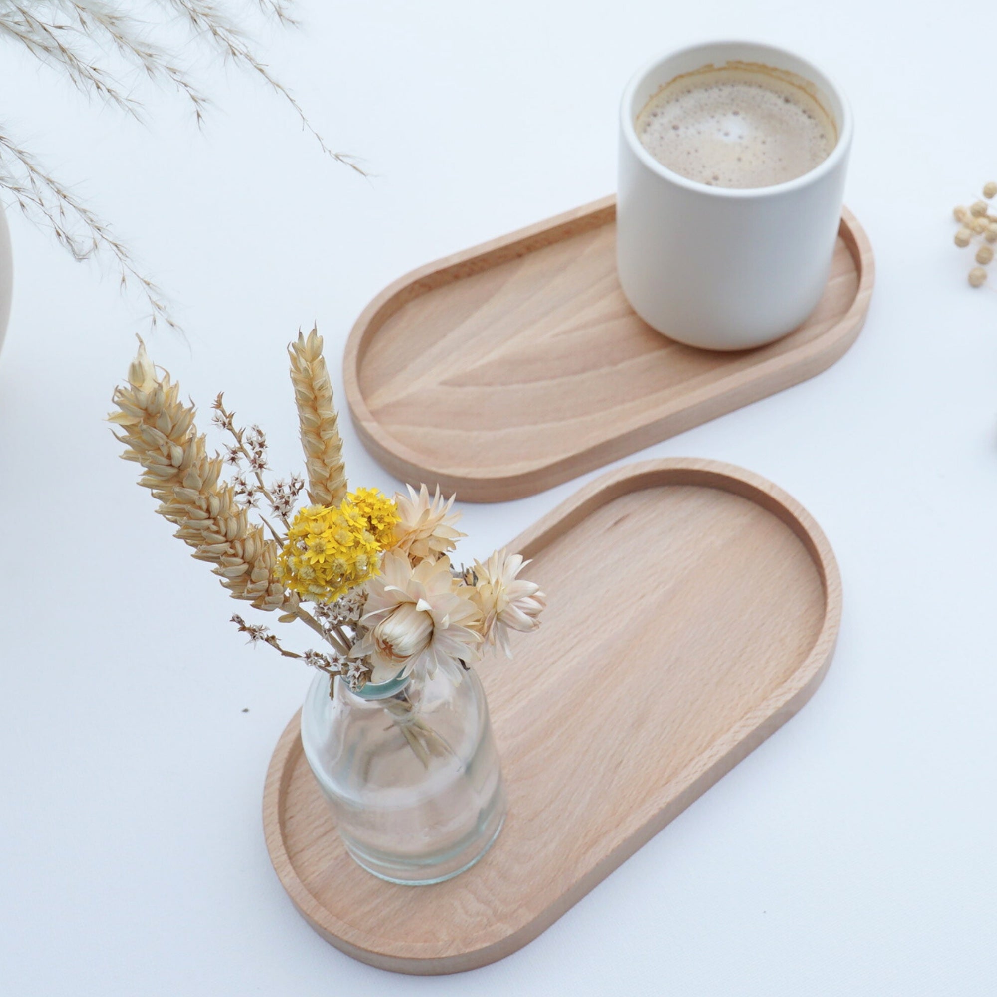 Ovales Holztablett - BLANKO - 100% FSC® | KANU