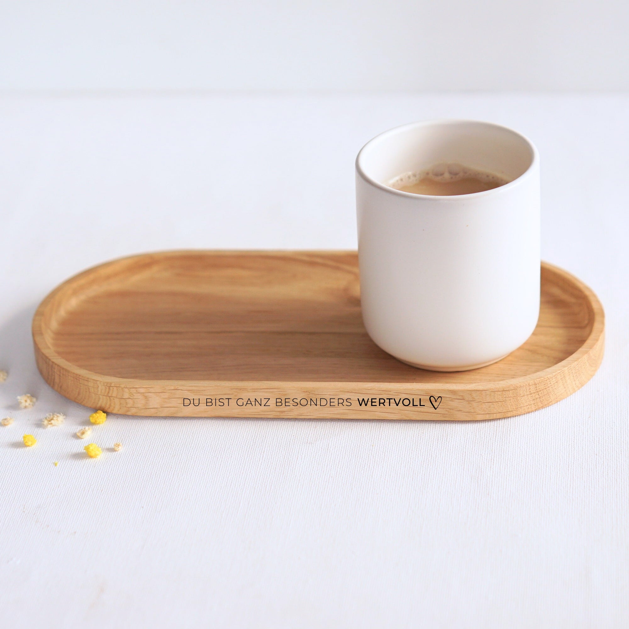Holztablett - Du bist ganz besonders wertvoll - 100% FSC® - KANU-25