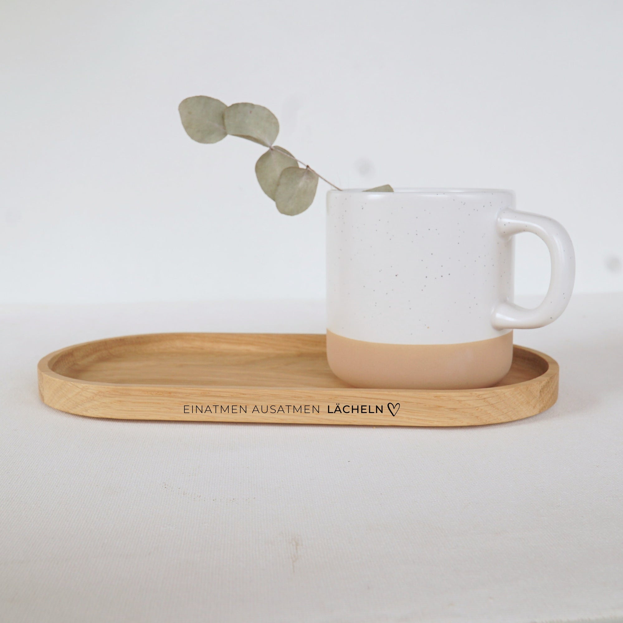 Holztablett - Einatmen - 100% FSC® - KANU-25