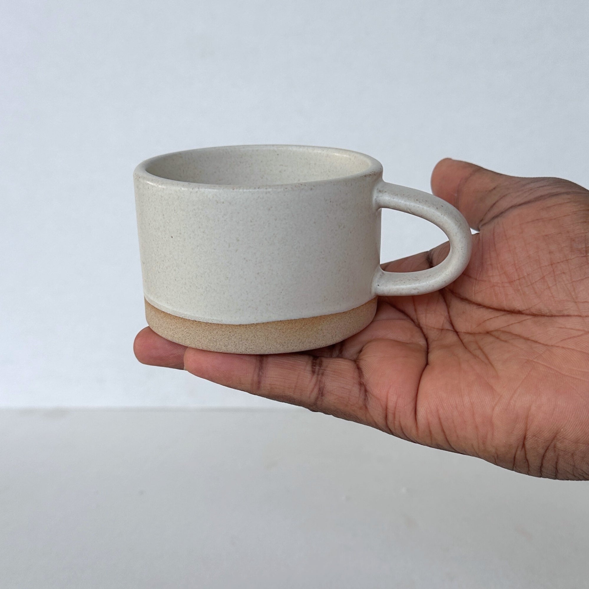 Steingut-Tasse - "Hebamme mit Herz" - 100% Handgemacht | RUSTY