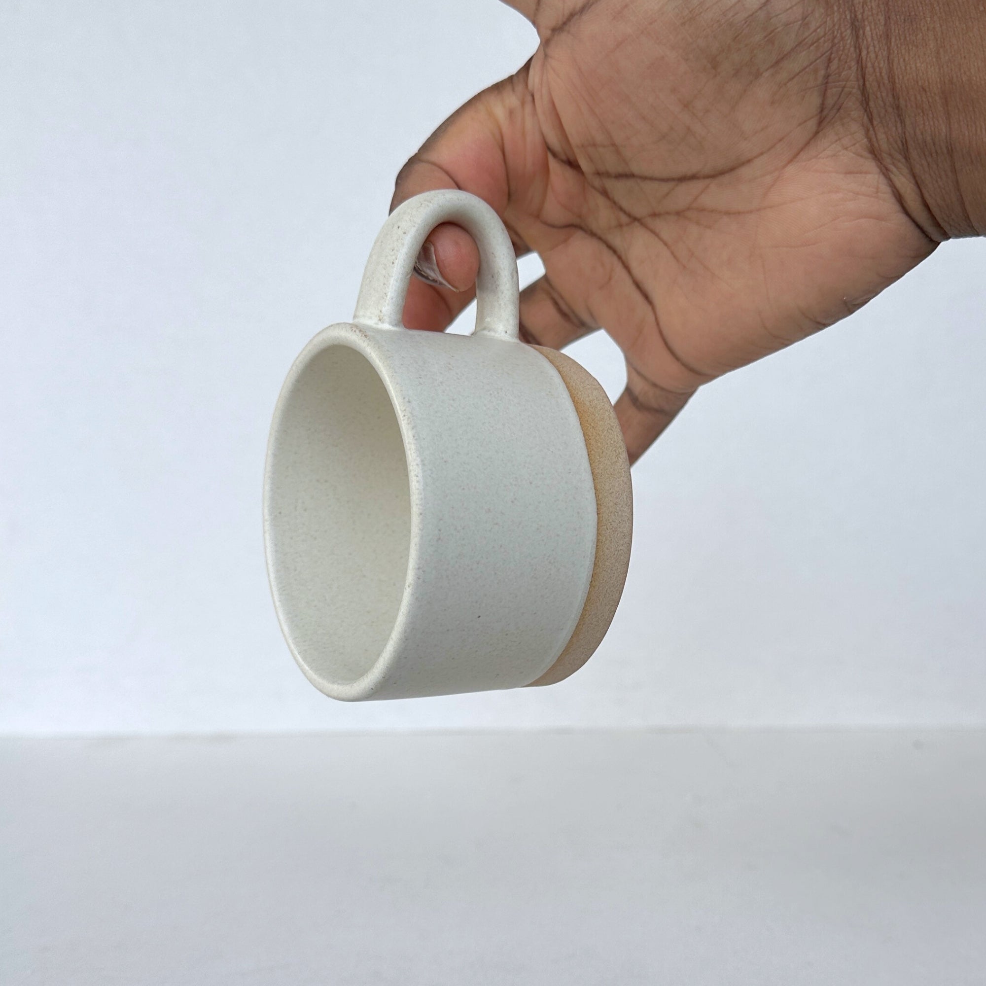 Steingut-Tasse - "Hebamme mit Herz" - 100% Handgemacht | RUSTY