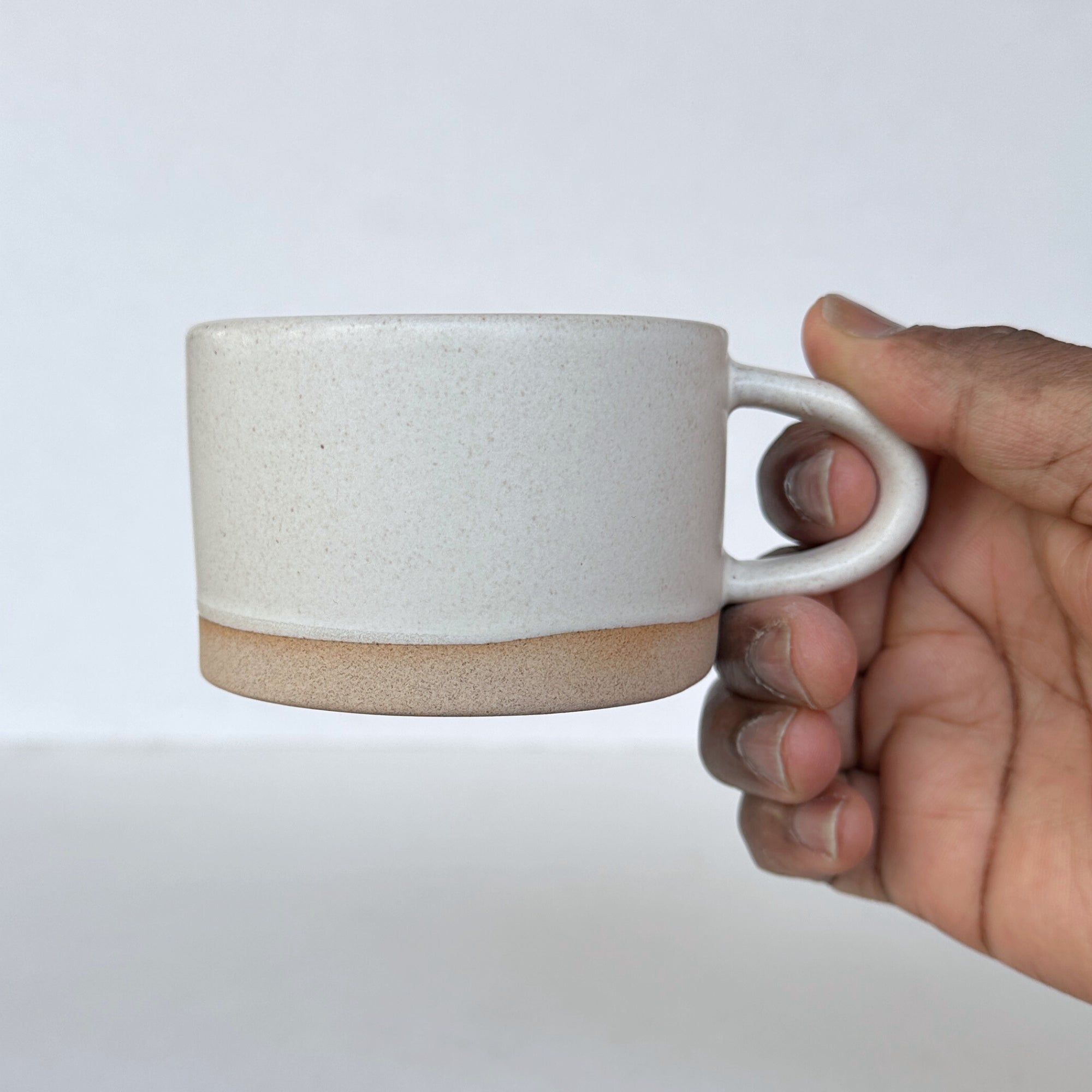 Steingut-Tasse - "Hebamme mit Herz" - 100% Handgemacht | RUSTY