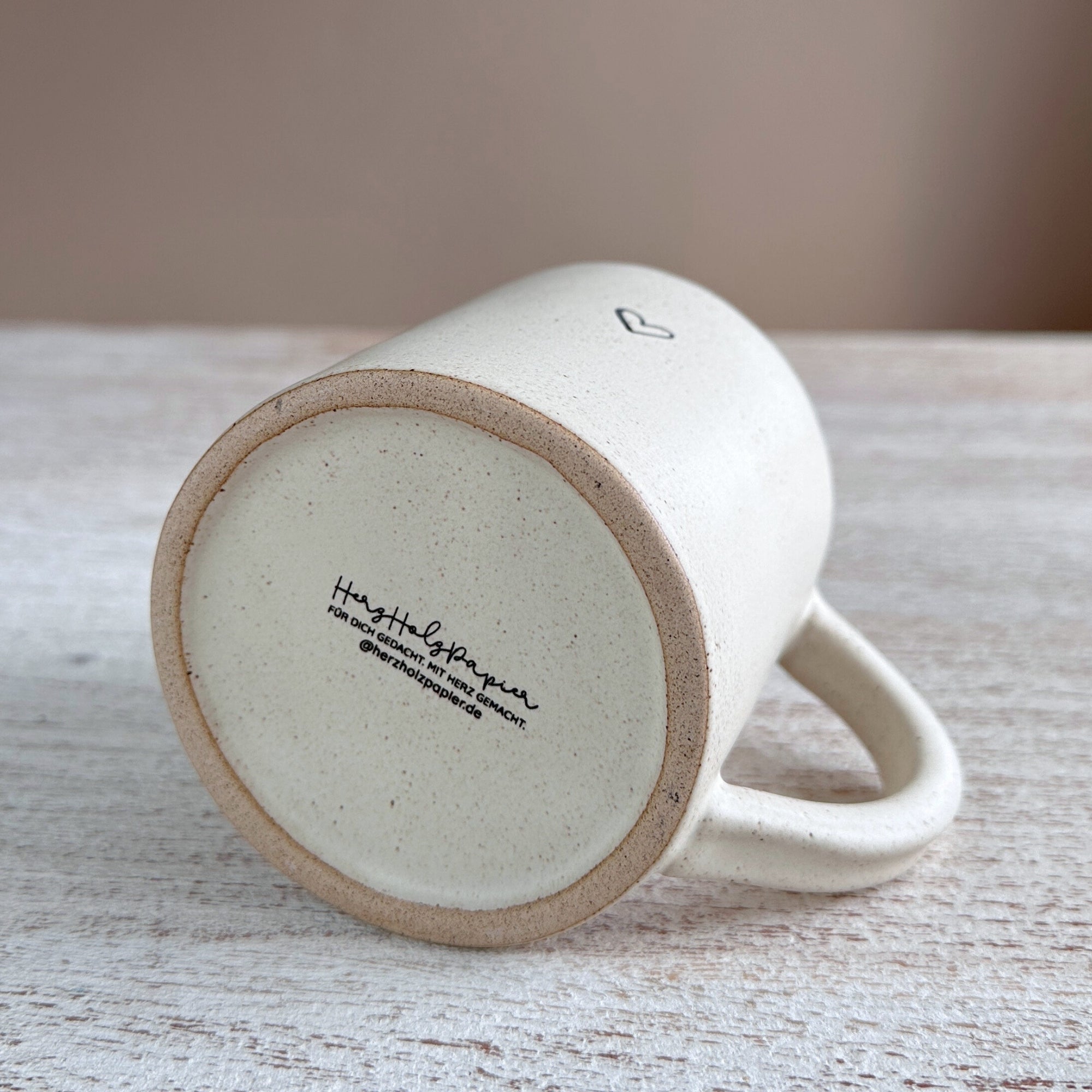 Steingut-Tasse - "Tree" - 100% Handgemacht | BIGGY