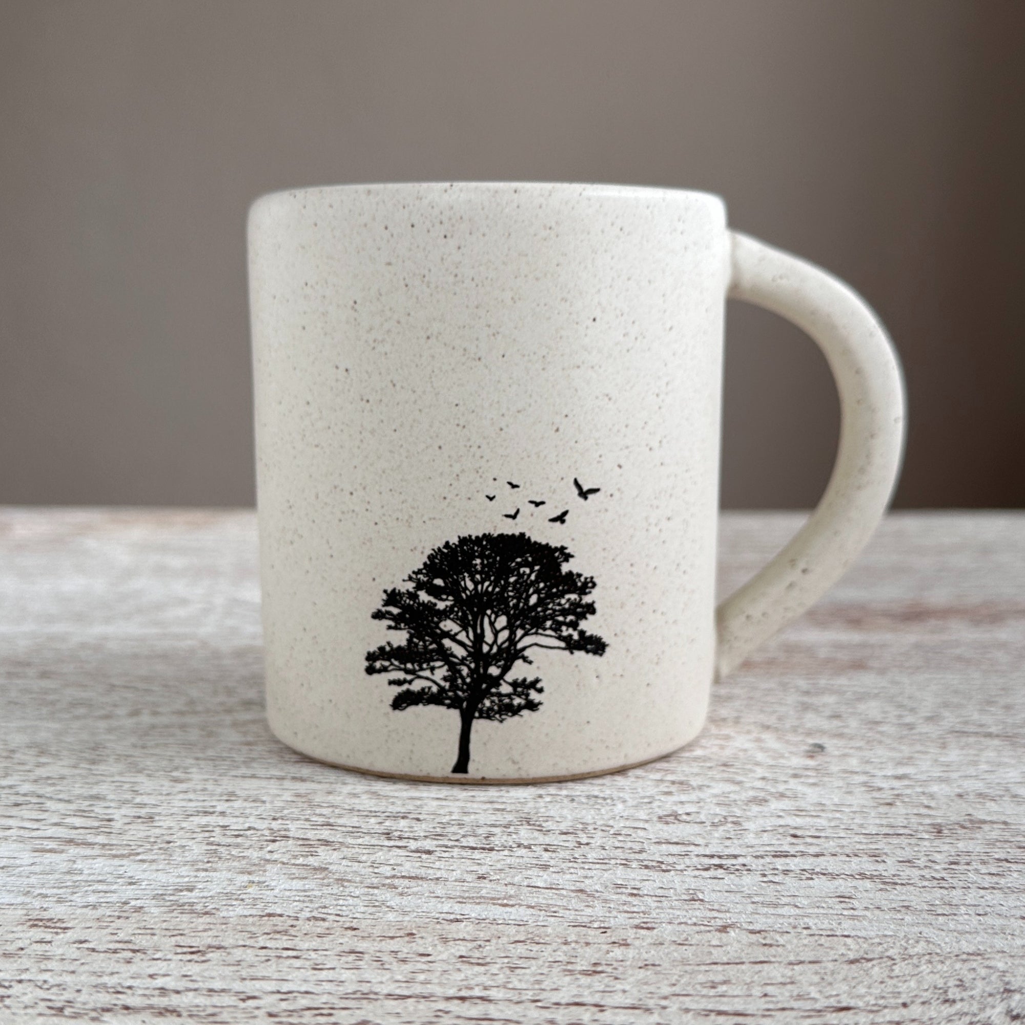 Steingut-Tasse - "Tree" - 100% Handgemacht | BIGGY