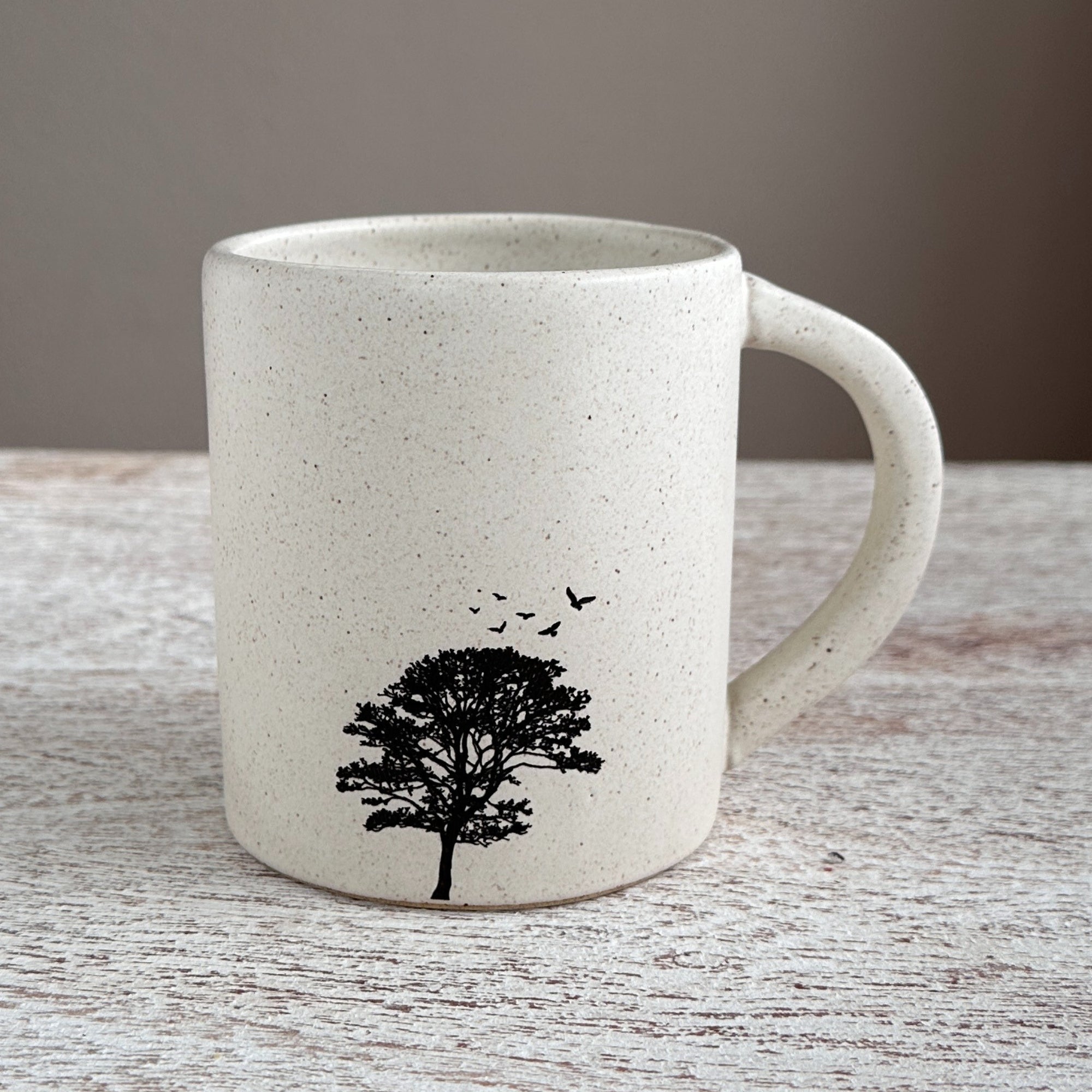Steingut-Tasse - "Tree" - 100% Handgemacht | BIGGY