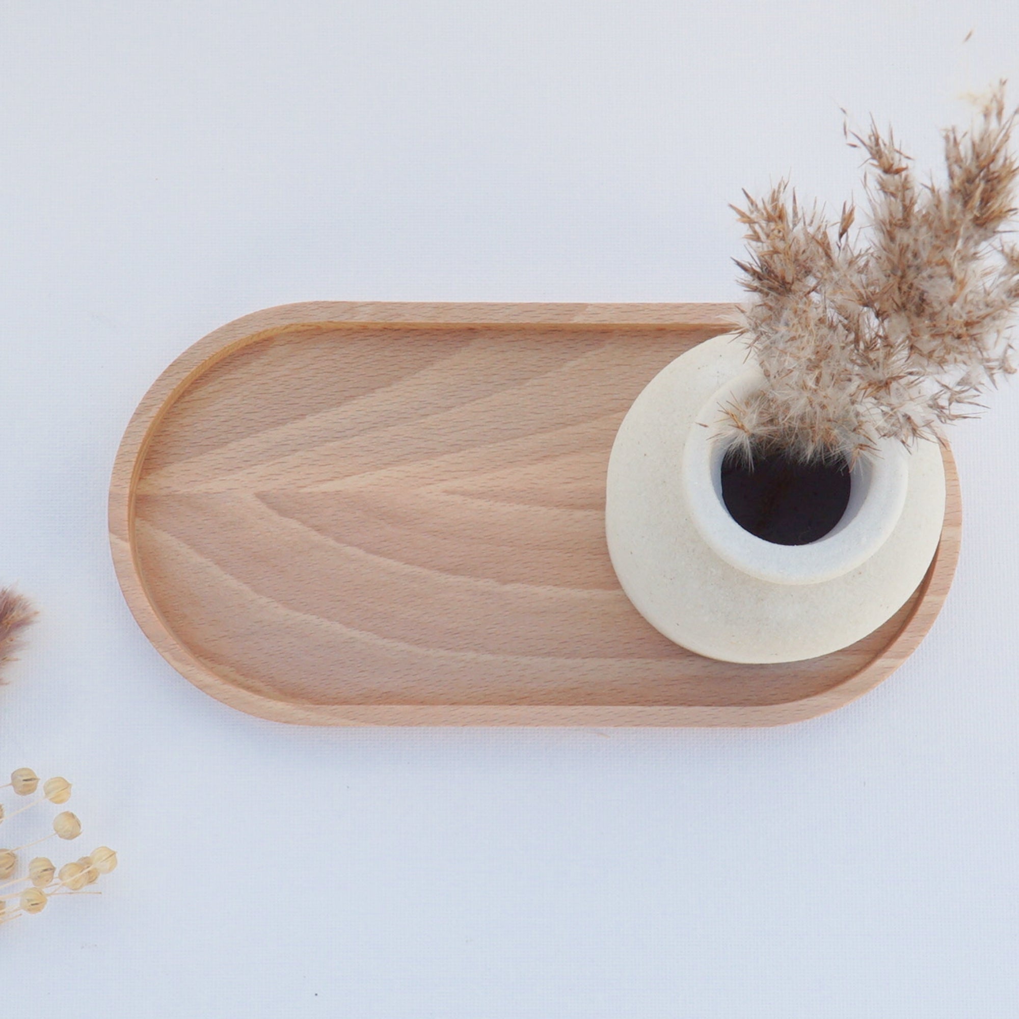 Ovales Holztablett - BLANKO - 100% FSC® | KANU