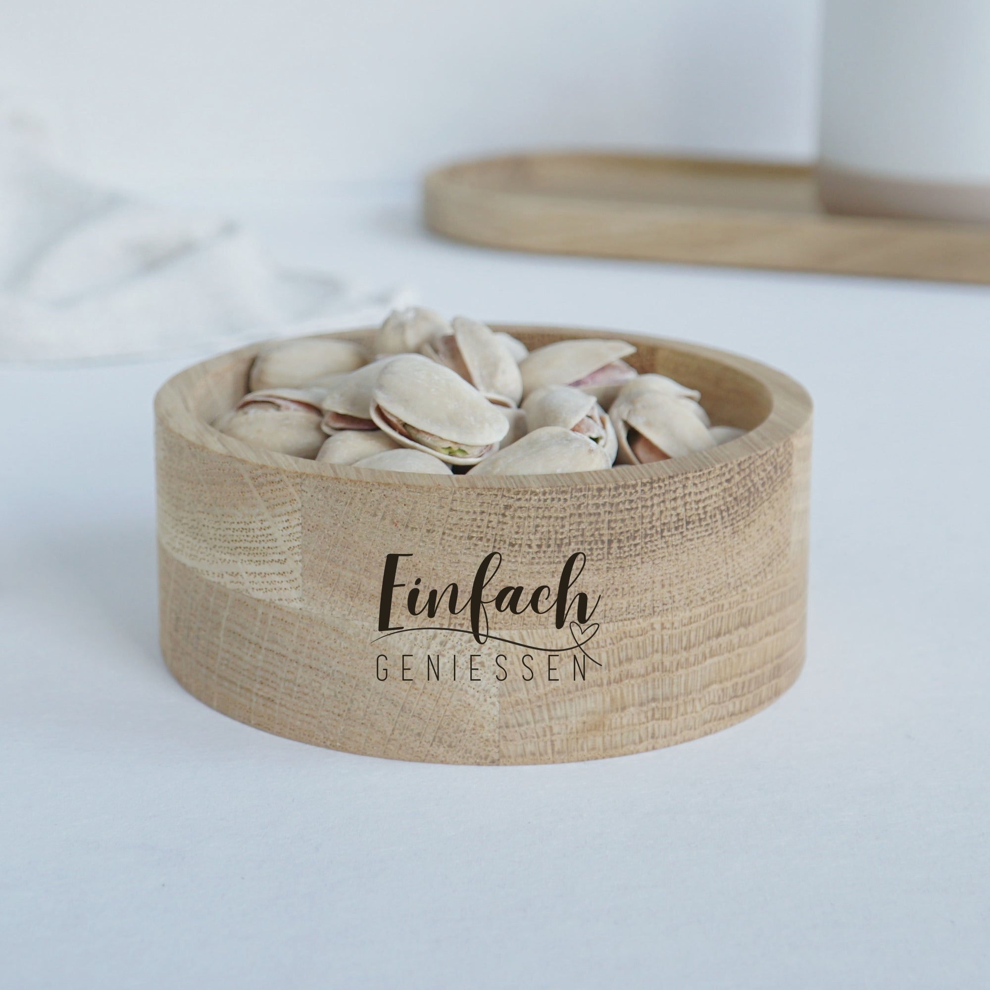 Kleine Snackschale - Einfach genießen - 100% FSC® zertifiziert - Eiche gewachst - BOWLY
