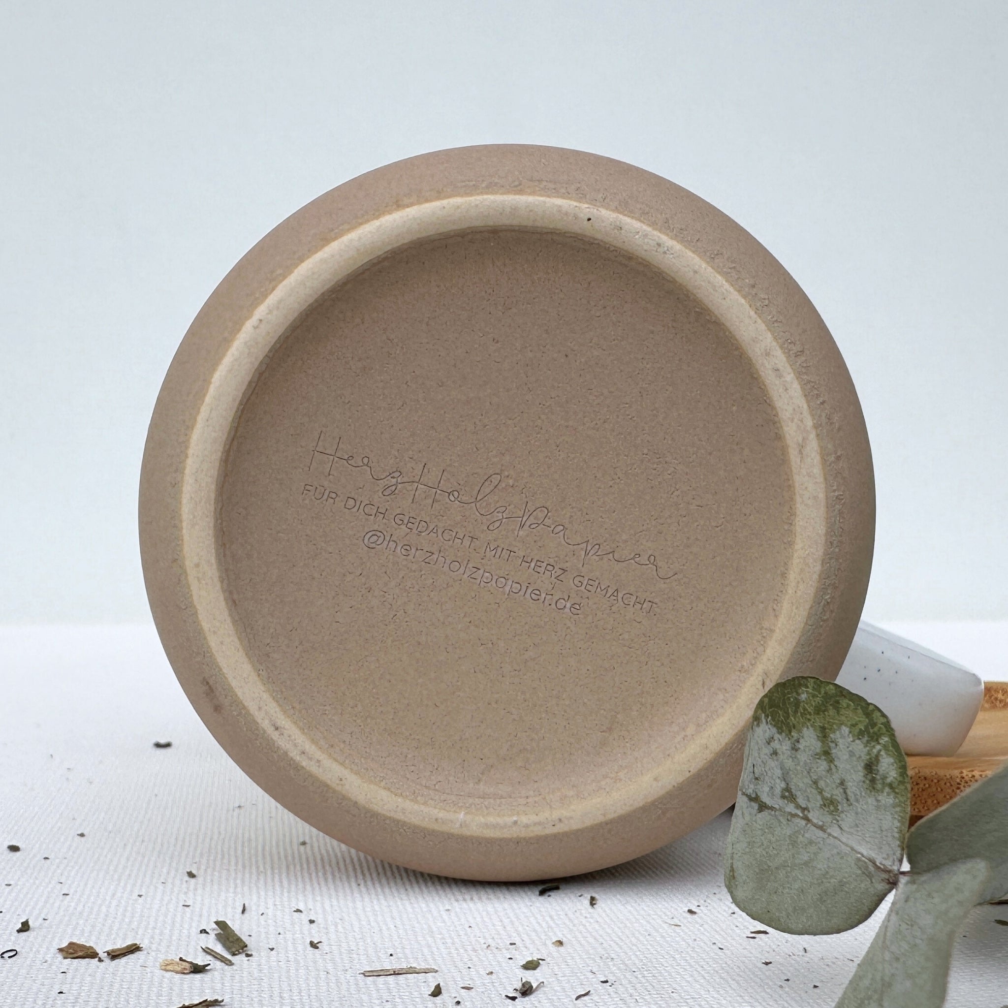 Steingut Tasse - "Lieblingsmensch" - Gravur - SANDY