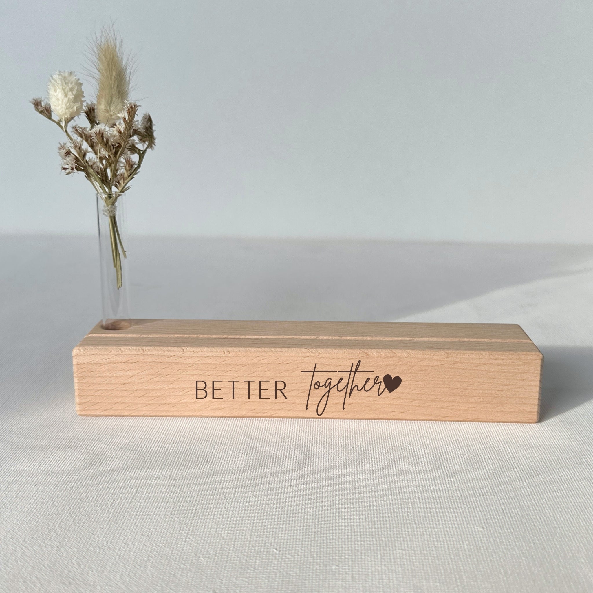 Karten-/Fotohalter - "Better together" - Handmade