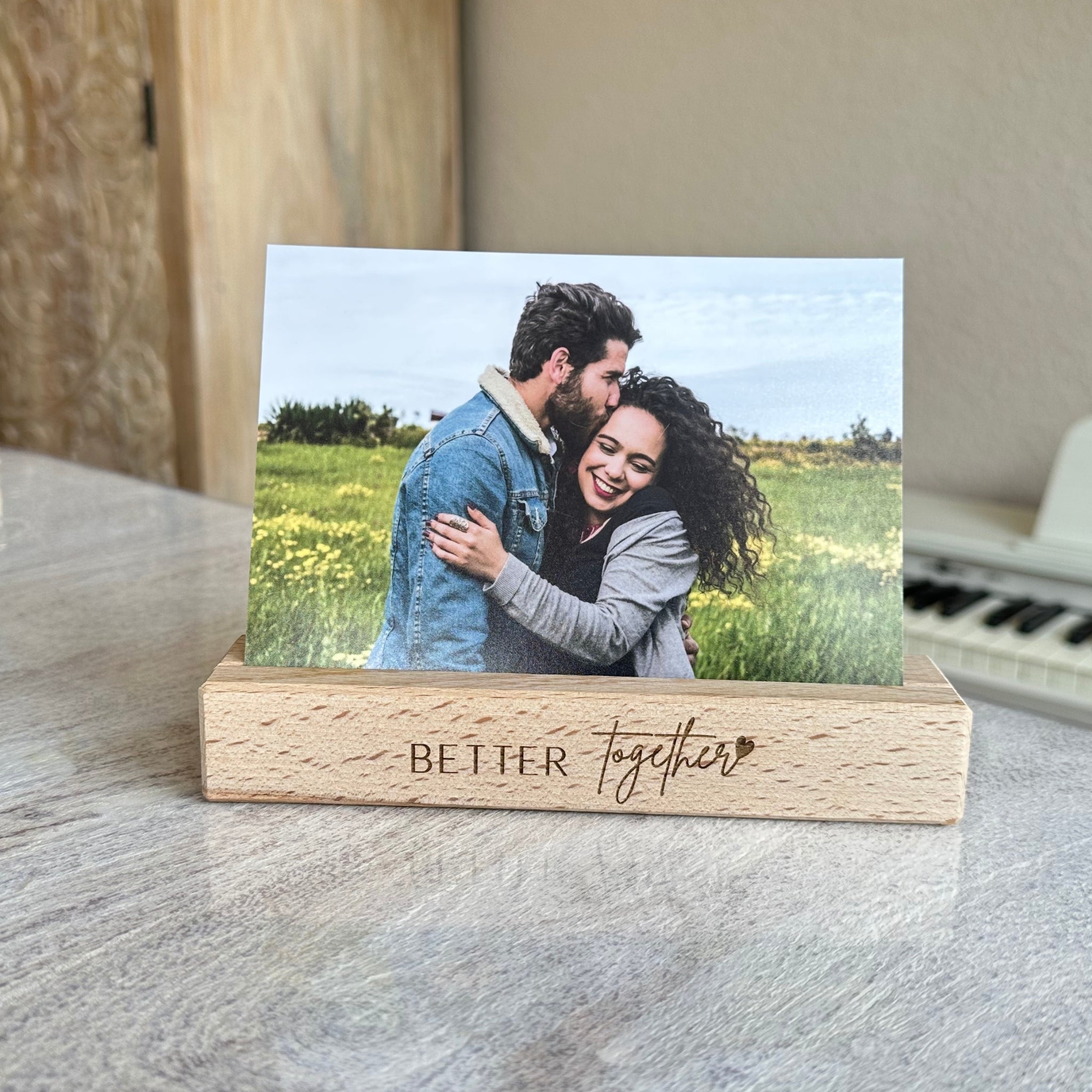 Karten-/Fotohalter - "Better together" - Handmade