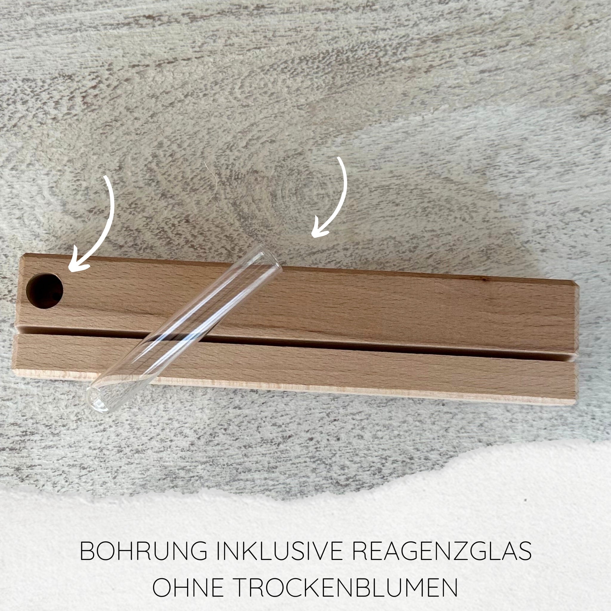 Karten-/Fotohalter - "Du bist ein Geschenk" - Handmade