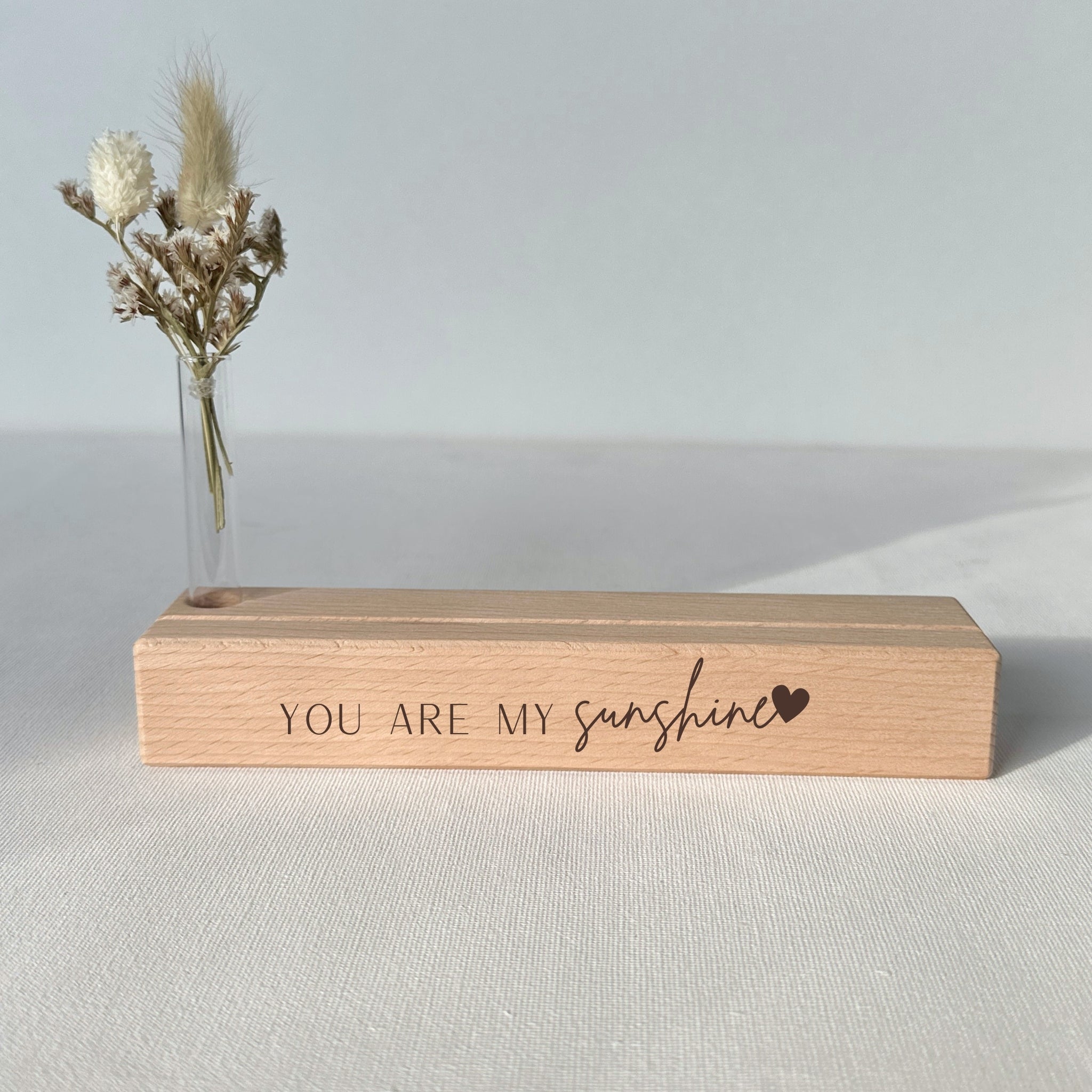 Karten-/Fotohalter - "You are my sunshine" - Handmade