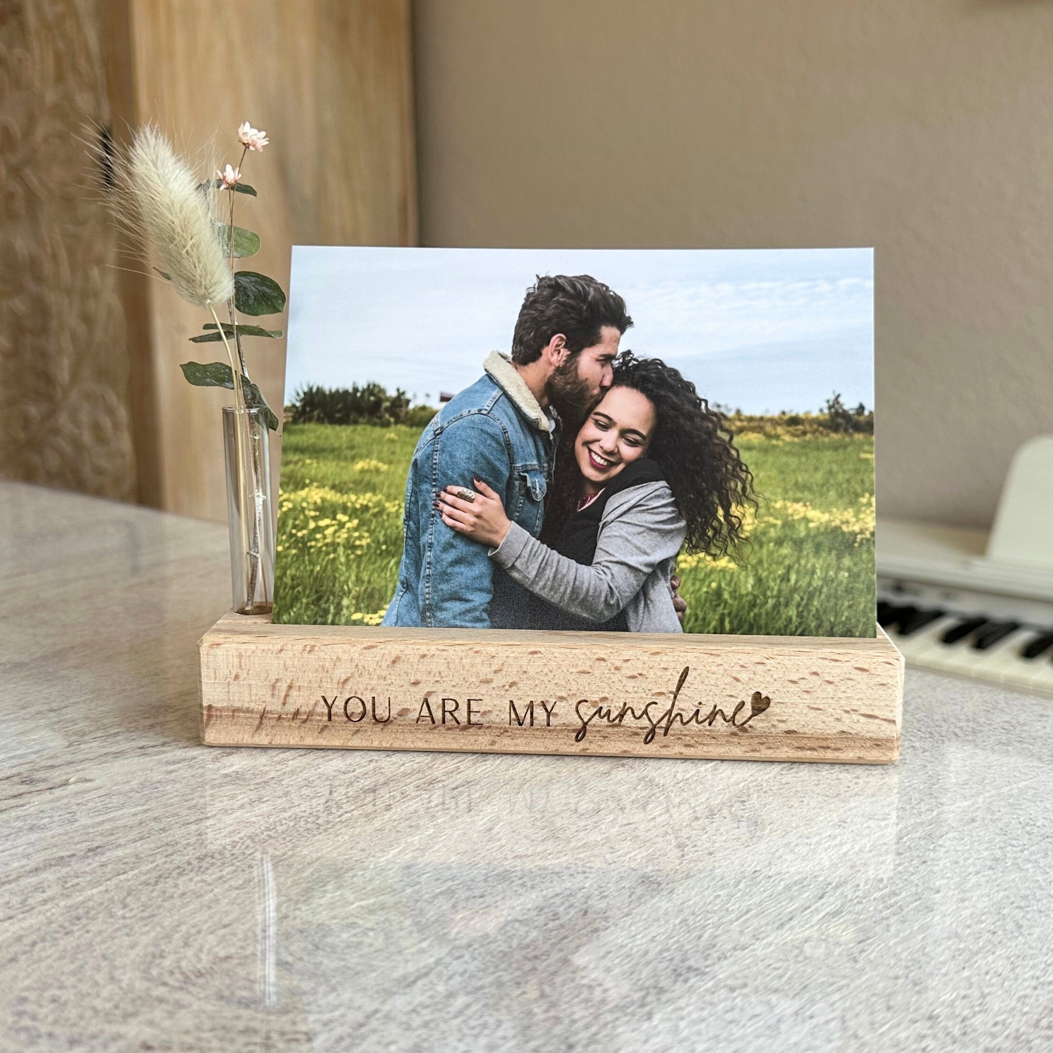 Karten-/Fotohalter - "You are my sunshine" - Handmade