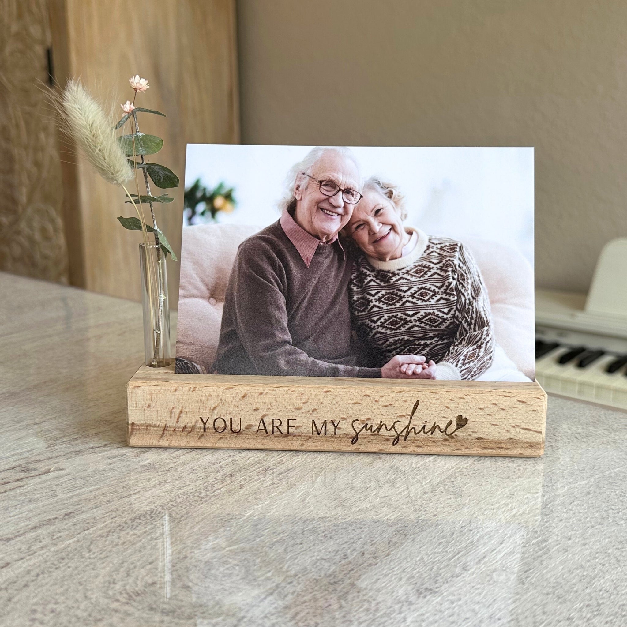 Karten-/Fotohalter - "You are my sunshine" - Handmade