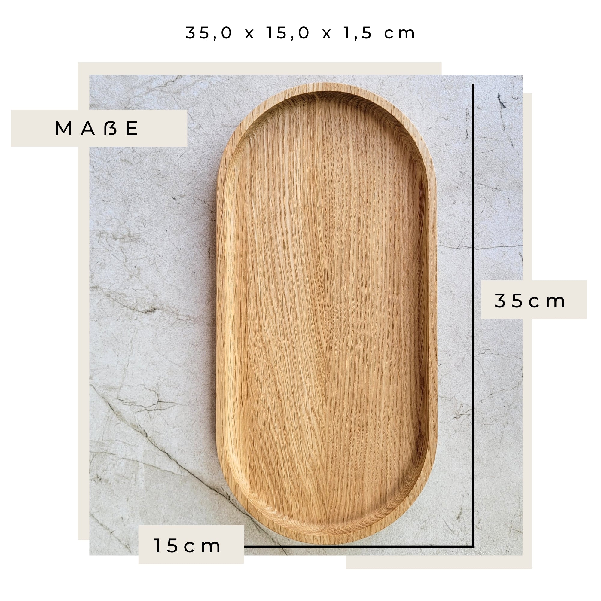 Holztablett - Du bist unersetzlich - 100% FSC® - KANU-25