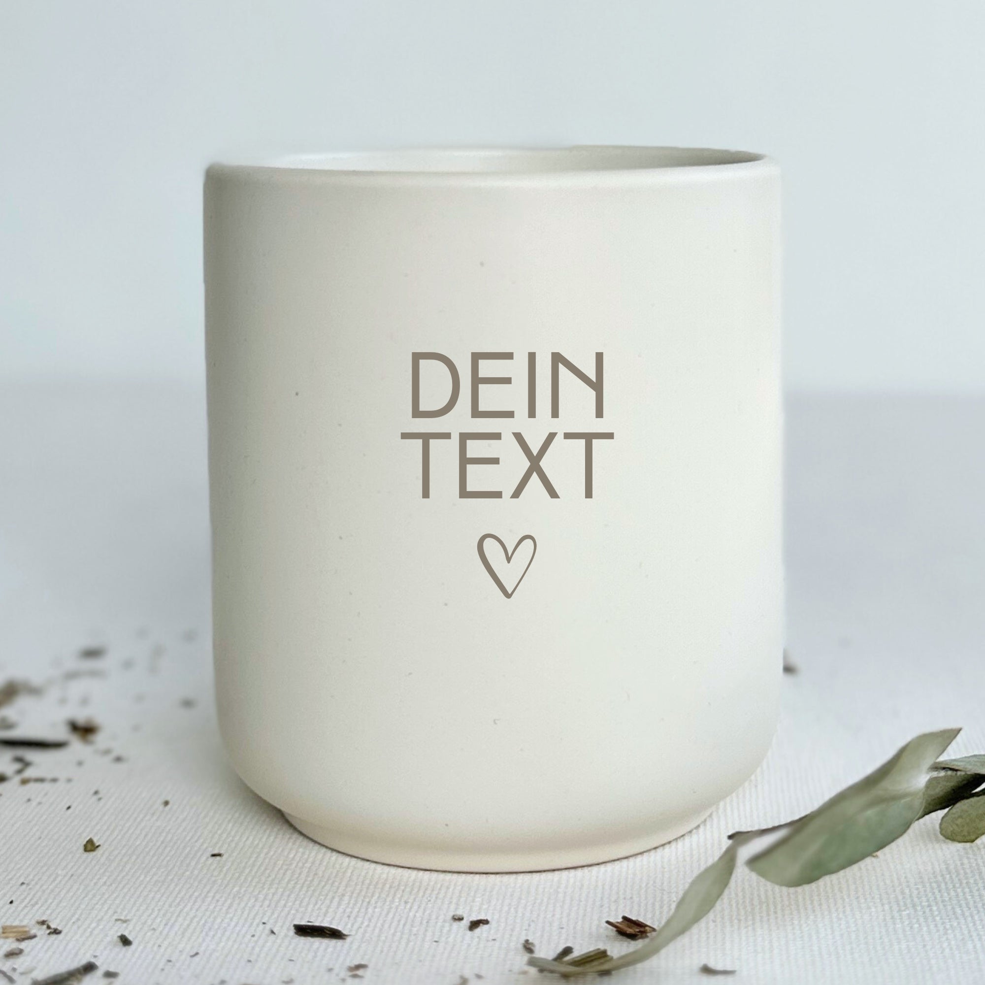 Personalisierter Keramikbecher - SLIM