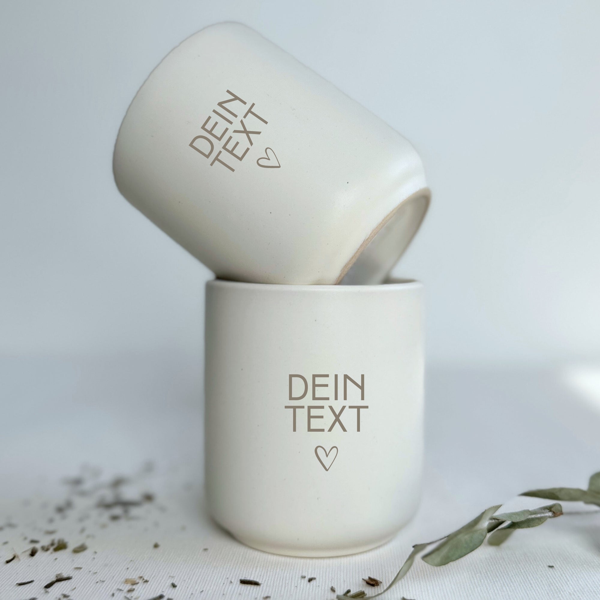 Personalisierter Keramikbecher - SLIM