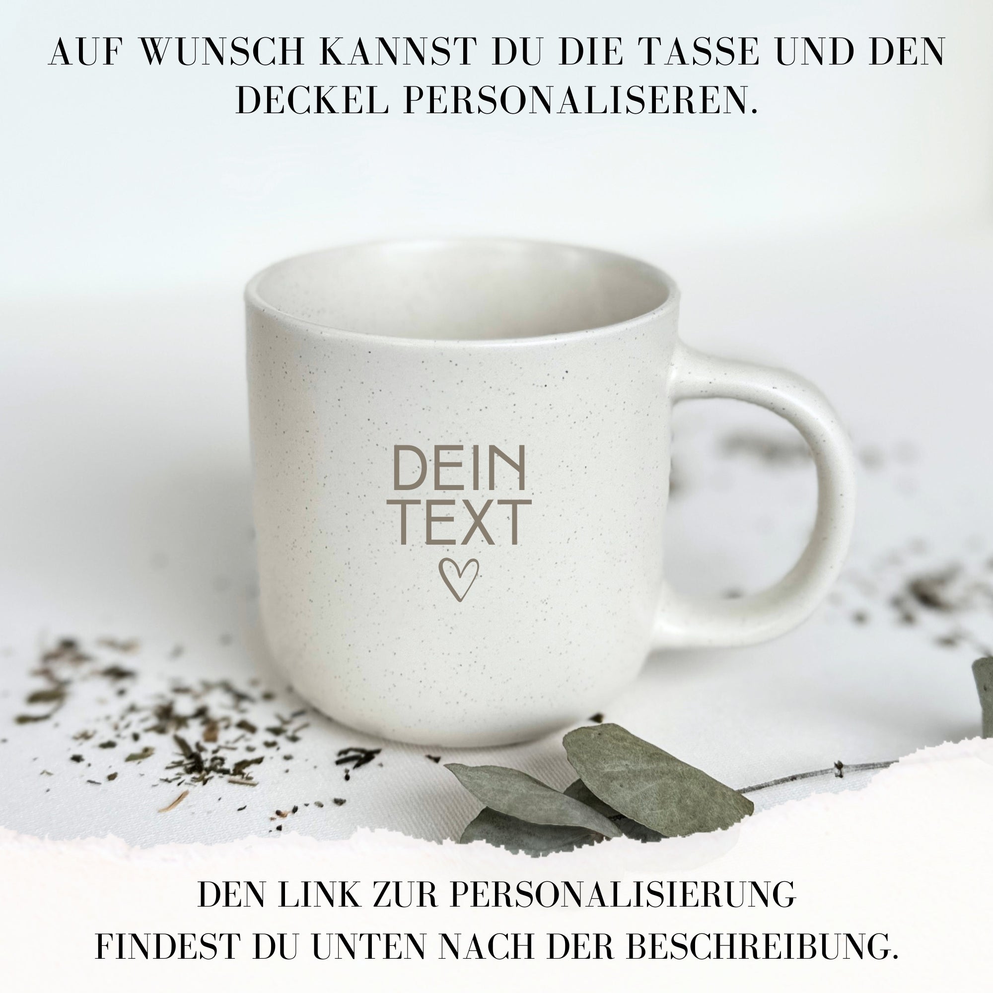 Steingut Tasse - "Mama" - Gravur - STYLER